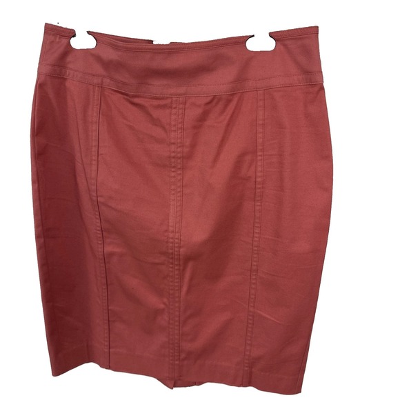 Ann Taylor Dresses & Skirts - Ann Taylor Women's Pencil Skirt Sz 6 Pink A Line Stretch Cotton